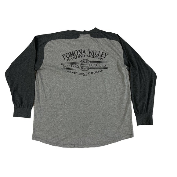 Harley Davidson Men Pomona Valley Long Sleeve Shirt Size Large - Picture 2 of 6